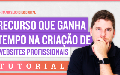 Um recurso que faz você ganhar tempo na criação de sites [TUTORIAL DIVI Builder]