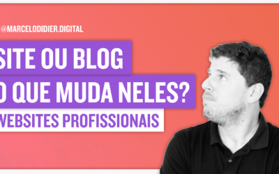 O QUE MUDA DE UM SITE PARA UM BLOG?